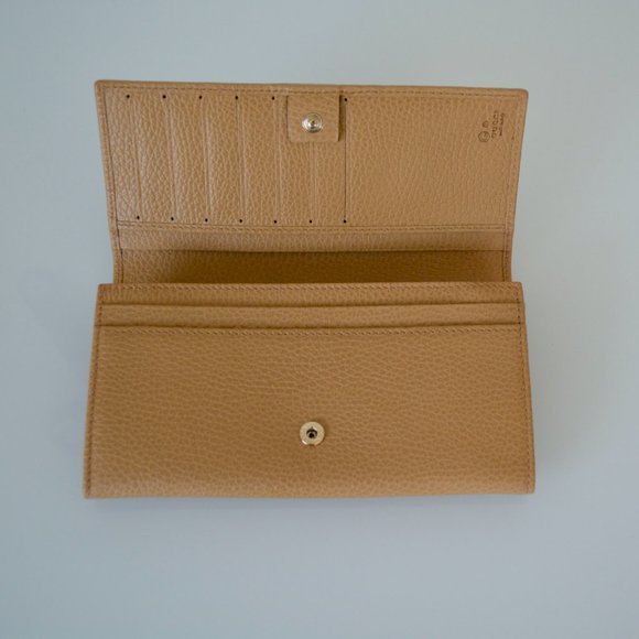 NWT GUCCI LEATHER CONTINENTAL WALLET - Picture 8 of 10